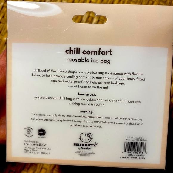 The Crème Shop x Hello Kitty chill comfort reusable ice bag. Brand new. - Picture 3 of 5